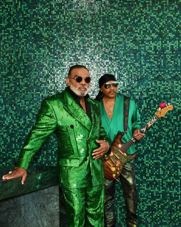 The Isley Brothers still has two actual brothers in the act, Ronald (left) and Ernie. They share a bill with The Spinners Jan. 25 at Foxwoods' Premier Theater. (Courtesy of The Isley Brothers)